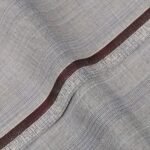 Glen Plaid Checks-Light Grey, Wool Blend, Tropical Exclusive Suiting Fabric