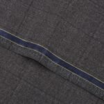 Big Checks Glen Plaid-Mocha Brown, S 100 Pure Wool, Bellini Suiting Fabric