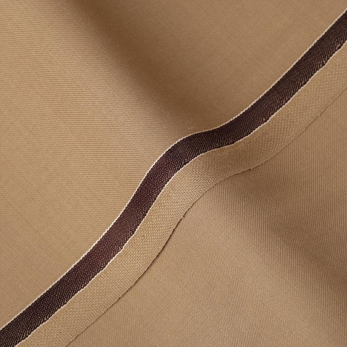 11-1.jpg Plain Light Brown, Wool Blend, Tropical Exclusive Suiting Fabric - Image 1