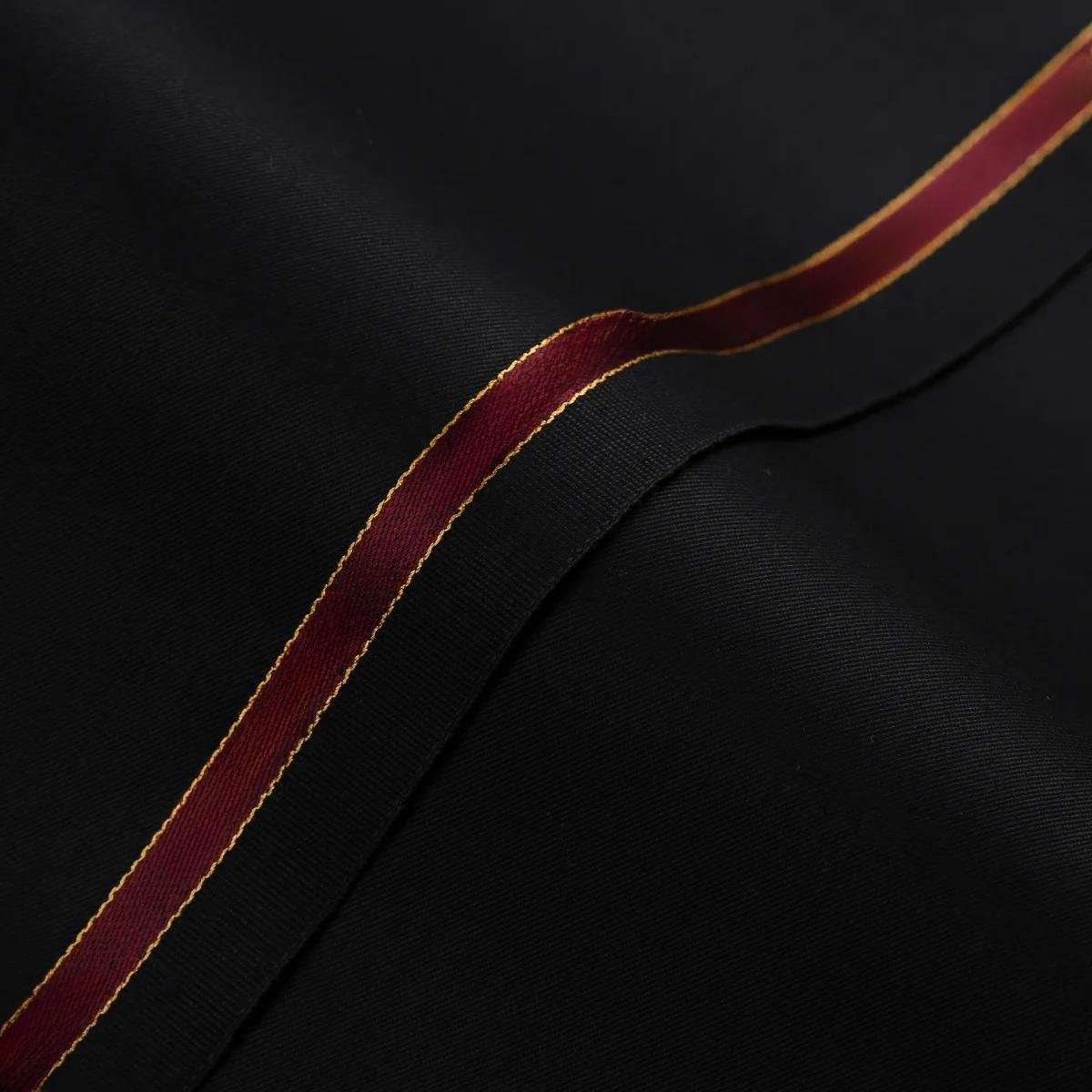 2-edit-2.jpg Plain-Midnight Blue, S 100s Pure Wool, Royal Hudson Gaberdine Suiting Fabric - Image 1