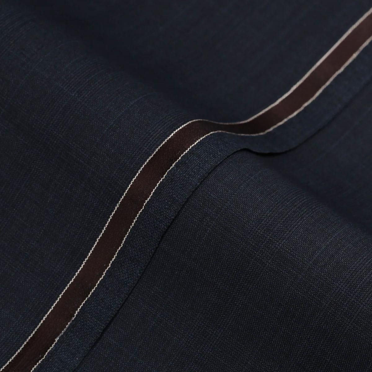 23.jpg Glen Plaid Checks-Admiral Blue, Wool Blend, Tropical Exclusive Suiting Fabric - Image 1