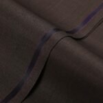 Plain-Tuscan Brown, Wool Rich, Ivory Premium Suiting Fabric
