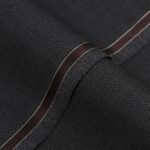 Bird Eye Textured-Charcoal Grey, Wool Blend, Tropical Exclusive Suiting Fabric
