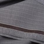 Stripes Grey, Wool Blend, Tropical Exclusive Suiting Fabric