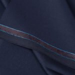 Textured Midnight Blue, Wool Blend Stretch, Dedum Suiting Fabric