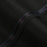 Plain Melange-Charcoal Grey, Wool Blend Stretch, Dedum Suiting Fabric