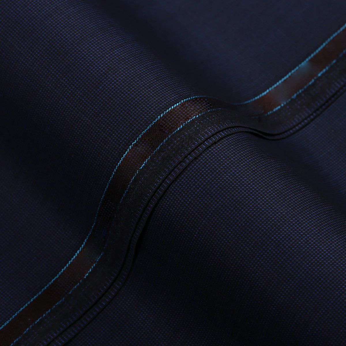 SDD02526.jpg End on End Textured-Yale Blue, Wool Blend Stretch, Dedum Suiting Fabric - Image 1
