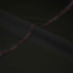 Black Plain Riviera Suiting Fabric