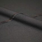 Charcoal Grey Plain Riviera Suiting Fabric