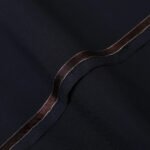Plain-Navy Blue, Tropical Classic Wool Blend / Poly Wool Suiting Fabric